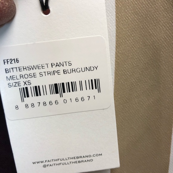 Women NWT Faitfull open sides pants size XS - Picture 5 of 8